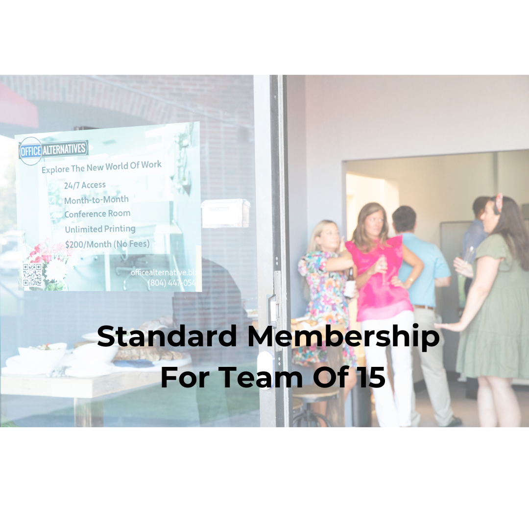 Office Alternatives Standard Membership - Team Of Fifteen